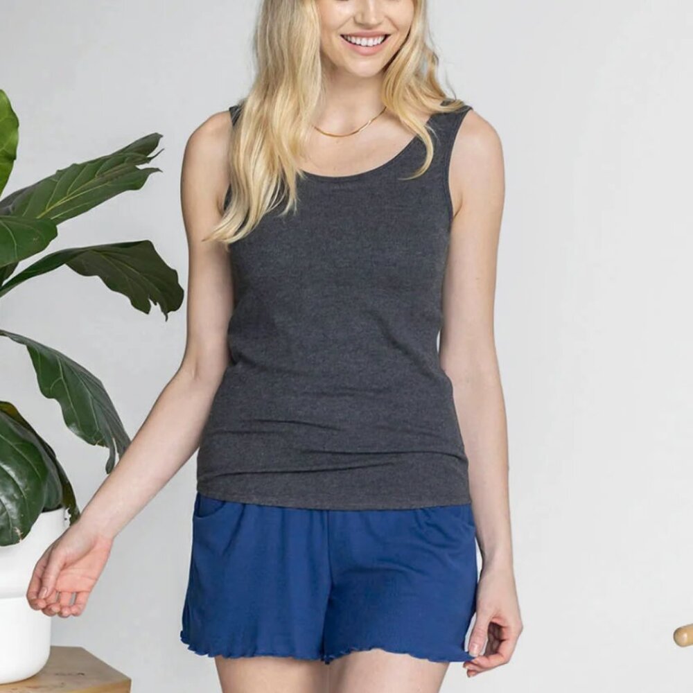 Grace & Lace Charcoal Tank Top